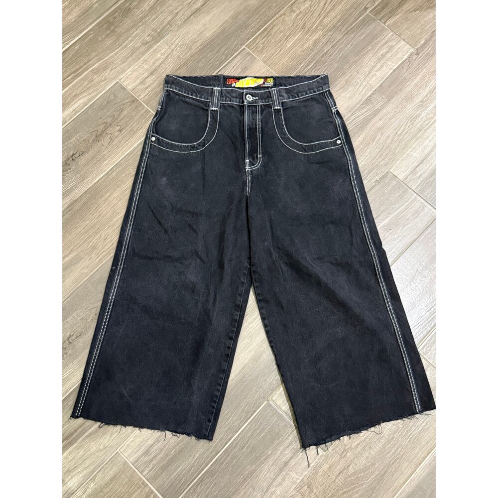 Vintage y2k Men's Black Jnco Baggy Jeans Size 36